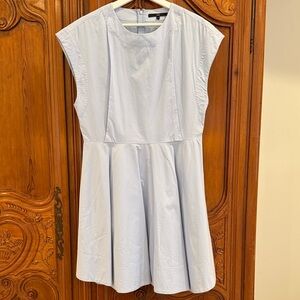 Women’s Tibi light blue poplin dress, size 12, EUC